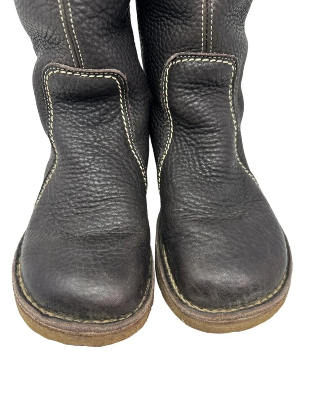 Duckfeet Silkeborg Boots Brown Leather Crepe Sole EU 39 US 8.5-9 (No Straps)